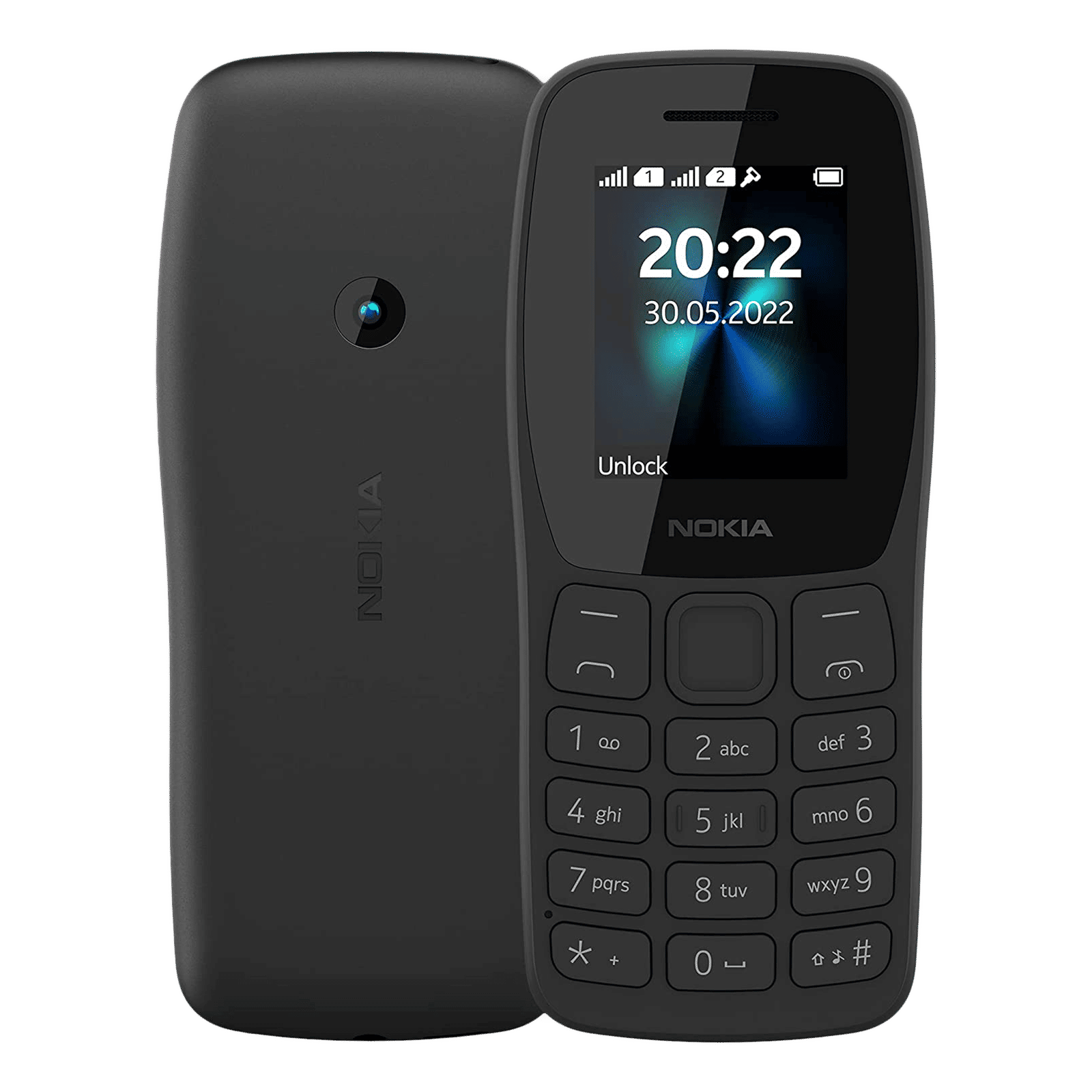 Buy Nokia 110 (4MB, Dual SIM, Rear Camera, Charcoal) Online Croma